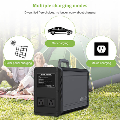 1075Wh 220V 110V संचालित सौर जेनरेटर स्टेशन कैम्पिंग होम एनर्जी स्टोरेज