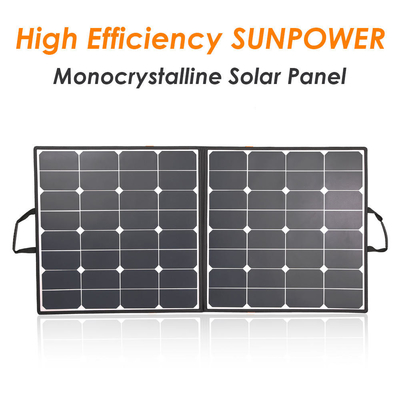 पावर स्टेशन आउटडोर के लिए 100 w फोल्डेबल सोलर पैनल चार्जर 32v