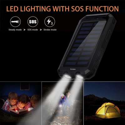 ODM यूनिवर्सल बैकअप सोलर पावर बैंक पैक चार्जर 20000mah