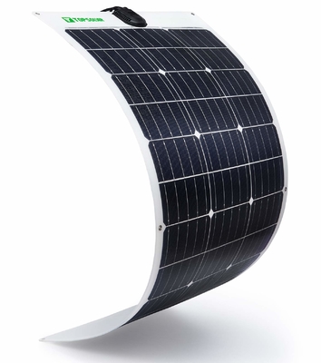 लचीले पतले सौर पैनल 12v 24V बेंडेबल 100w मोनोक्रिस्टलाइन सौर पैनल