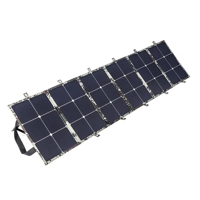 पोर्टेबल 120w फोल्डिंग सोलर पैनल मोनो सोलर सेल ETFE लैमिनेशन