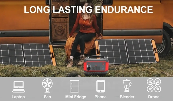 चीन निर्माता 600W पोर्टेबल लिथियम बैटरी पावर स्टेशन एसी डीसी यूएसबी त्वरित चार्ज सौर जनरेटर