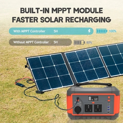 चीन निर्माता 600W पोर्टेबल लिथियम बैटरी पावर स्टेशन एसी डीसी यूएसबी त्वरित चार्ज सौर जनरेटर