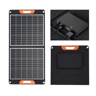 आउटडोर कैम्पिंग के लिए चीन निर्माता सस्ते मूल्य 60W 100W 150W 200W पोर्टेबल तह सौर पैनल