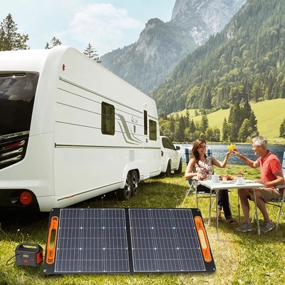 आउटडोर कैम्पिंग के लिए चीन निर्माता सस्ते मूल्य 60W 100W 150W 200W पोर्टेबल तह सौर पैनल