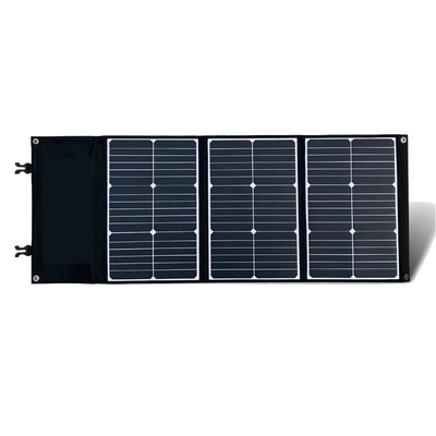 उच्च गुणवत्ता पोर्टेबल Sunpower 6 गुना ETFE 60W 110w 220w तह सौर पैनल हैंडबैग पावर स्टेशन चार्जर निर्माता