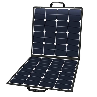 उच्च गुणवत्ता पोर्टेबल Sunpower 6 गुना ETFE 60W 110w 220w तह सौर पैनल हैंडबैग पावर स्टेशन चार्जर निर्माता