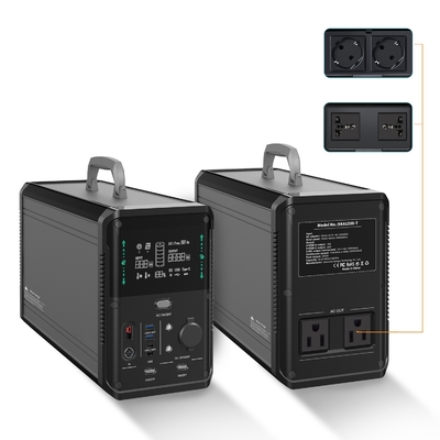 1380Wh 3000W पोर्टेबल मिनी सोलर पैनल जेनरेटर सिस्टम किट