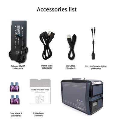 घर के लिए 1000W ली-आयन बैटरी एमपीपीटी पोर्टेबल पावर स्टेशन जेनरेटर सौर प्रणाली