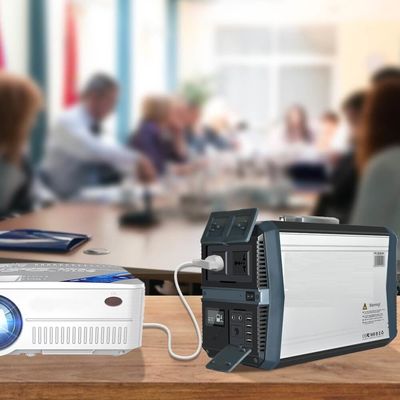 एमएसडीएस एमपीपीटी पोर्टेबल कैम्पिंग सौर जेनरेटर स्टेशन ली-आयन बैटरी 1000W