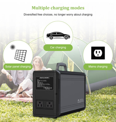 110v 220v सौर पैनल Lifepo4 बैटरी पैक के साथ आपातकालीन इलेक्ट्रिक जेनरेटर