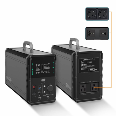पोर्टेबल 1kw Lifepo4 सोलर जेनरेटर पावर स्टेशन 220v 110v