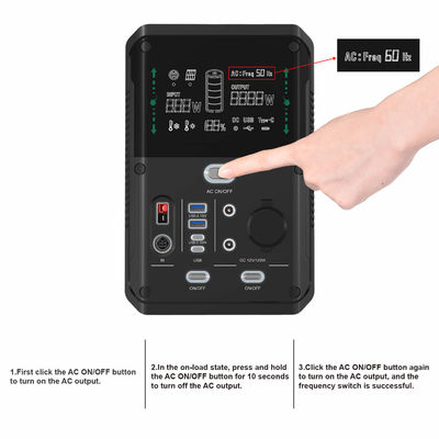 नाइट विजन सिस्टम के साथ OEM ली आयन पावर स्टेशन 240v पोर्टेबल सौर ऊर्जा जेनरेटर