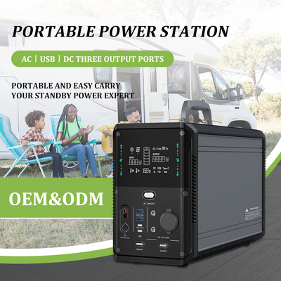 पोर्टेबल 1kw Lifepo4 सोलर जेनरेटर पावर स्टेशन 220v 110v