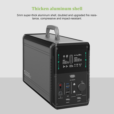 पोर्टेबल 1kw Lifepo4 सोलर जेनरेटर पावर स्टेशन 220v 110v