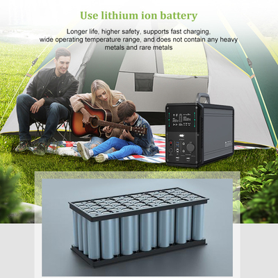 पोर्टेबल 1kw Lifepo4 सोलर जेनरेटर पावर स्टेशन 220v 110v