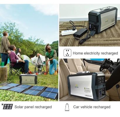 532wh बीएमएस बैटरी मोबाइल सौर जनरेटर पोर्टेबल पावर स्टेशन 500w