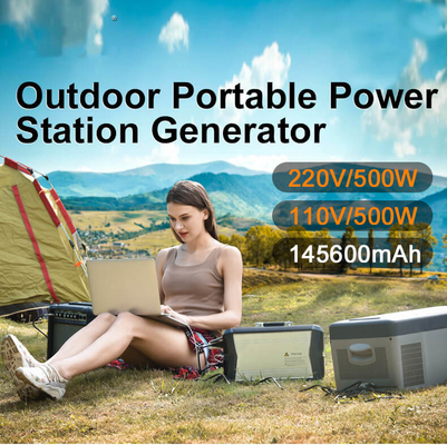 आरओएचएस 500w सौर जनरेटर स्टेशन ऊर्जा प्रणाली 220v 110v
