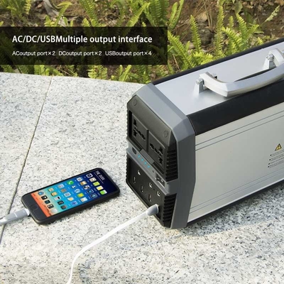 होम कैम्पिंग RV . के लिए 300W लिथियम बैटरी इमरजेंसी सोलर जेनरेटर स्टेशन