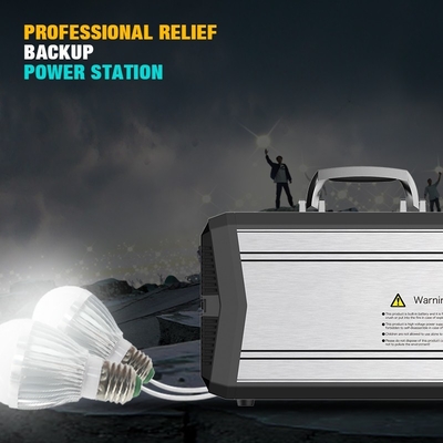 होम कैम्पिंग RV . के लिए 300W लिथियम बैटरी इमरजेंसी सोलर जेनरेटर स्टेशन