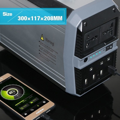 होम कैम्पिंग RV . के लिए 300W लिथियम बैटरी इमरजेंसी सोलर जेनरेटर स्टेशन