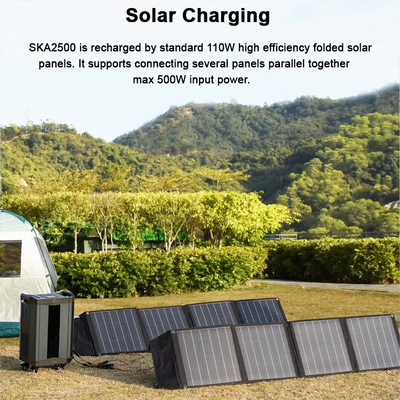 पोर्टेबल सोलर पैनल जेनरेटर पावर स्टेशन 2500W 4000W