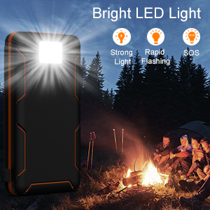 मोबाइल फोन के लिए OEM 25000mAh 6W सौर ऊर्जा संचालित पावर बैंक चार्जर पैनल 5